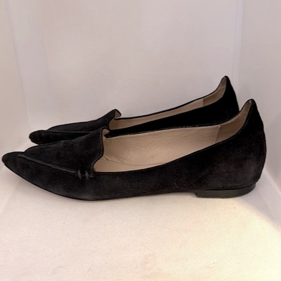 M. Gemi The Gia Black Suede Leather Flats Size 40.5 - GUC - Picture 5 of 13